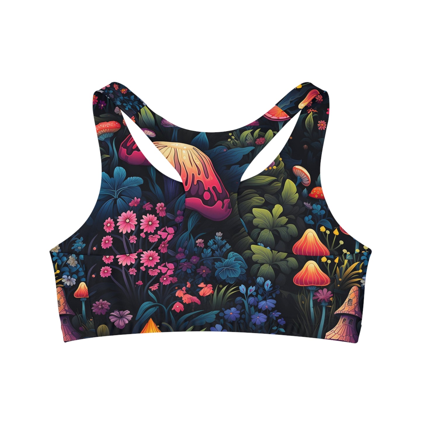 Fairy Tale Magical Forest Seamless Sports Bra (AOP)