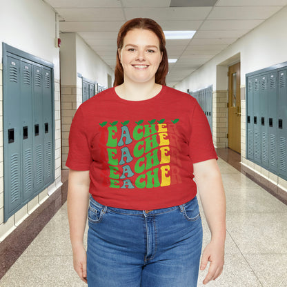Colorful Teacher Unisex Jersey Short Sleeve Tee