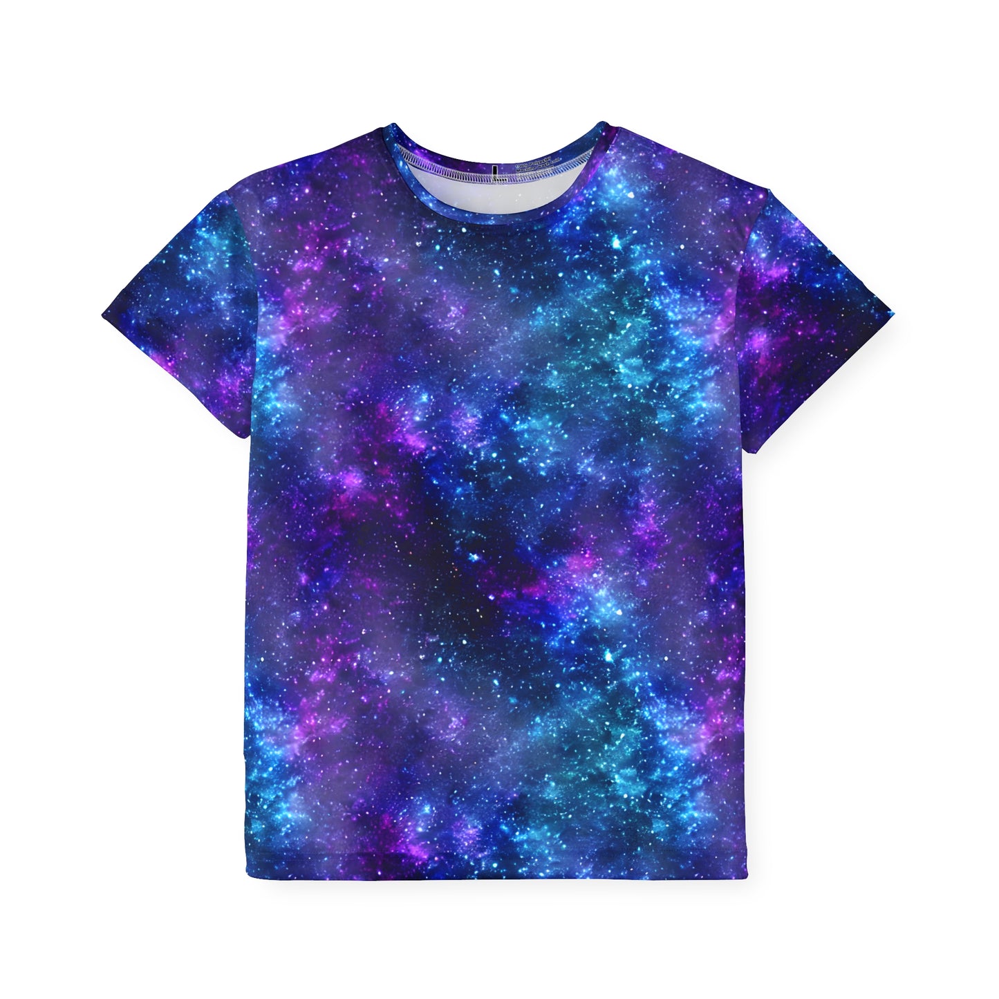 Galactic Goals: All Over Print Kid Sport Jersey with Outer Space Galaxy Vibe