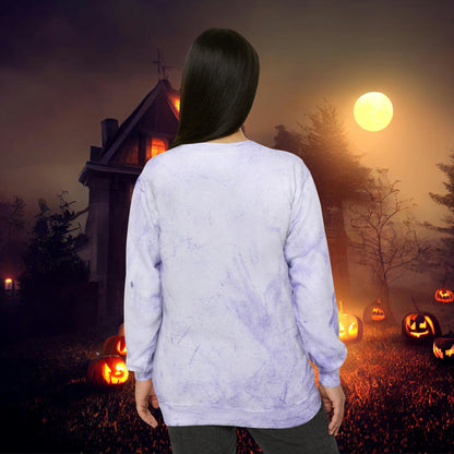 Howdy Boo Western Halloween Retro Unisex Color Blast Crewneck Sweatshirt Gift for her