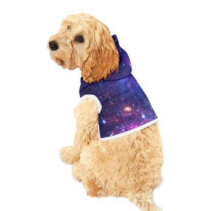 Purple Beyond the Stars Outer Space Out of this World Pet Hoodie