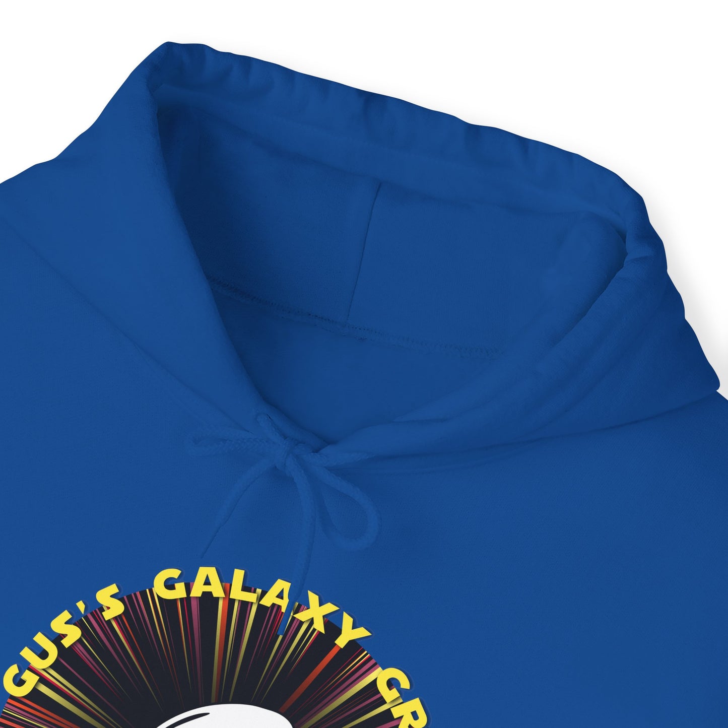 Gus's Galaxy Grill Unisex Heavy Blend™ Hooded Sweatshirt Hooded Hilarity, Galactic Gastro Couture, Intergalactic Apparel