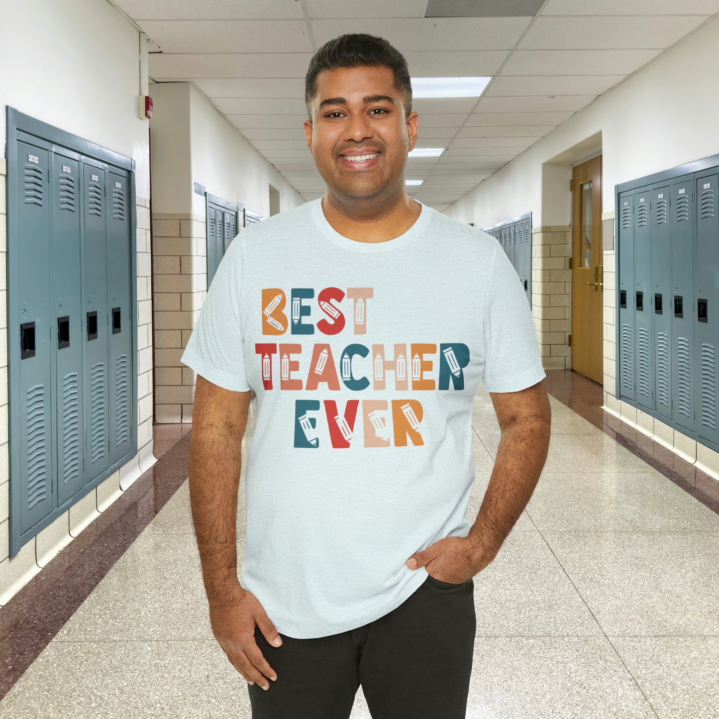 Best Teacher Ever Unisex Jersey Short Sleeve Tee