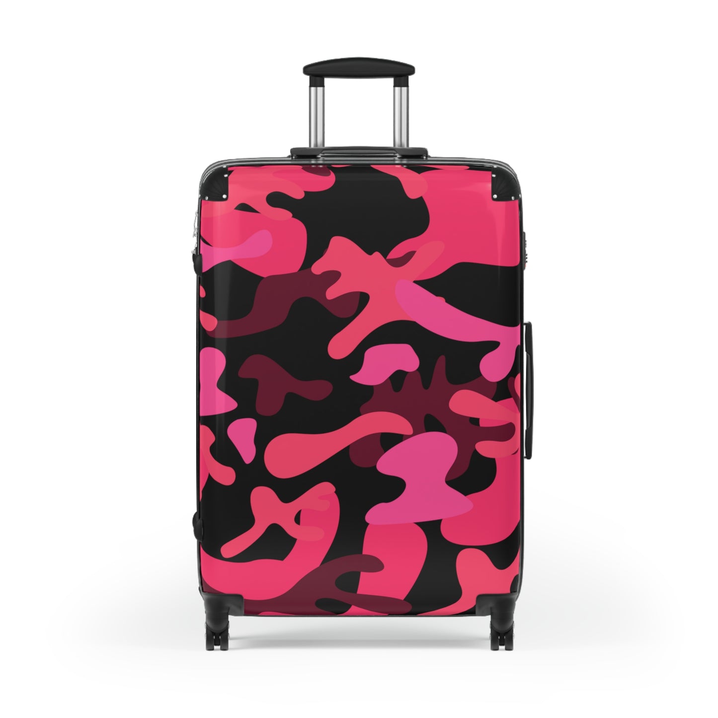 Colorful Pink Camo Suitcase