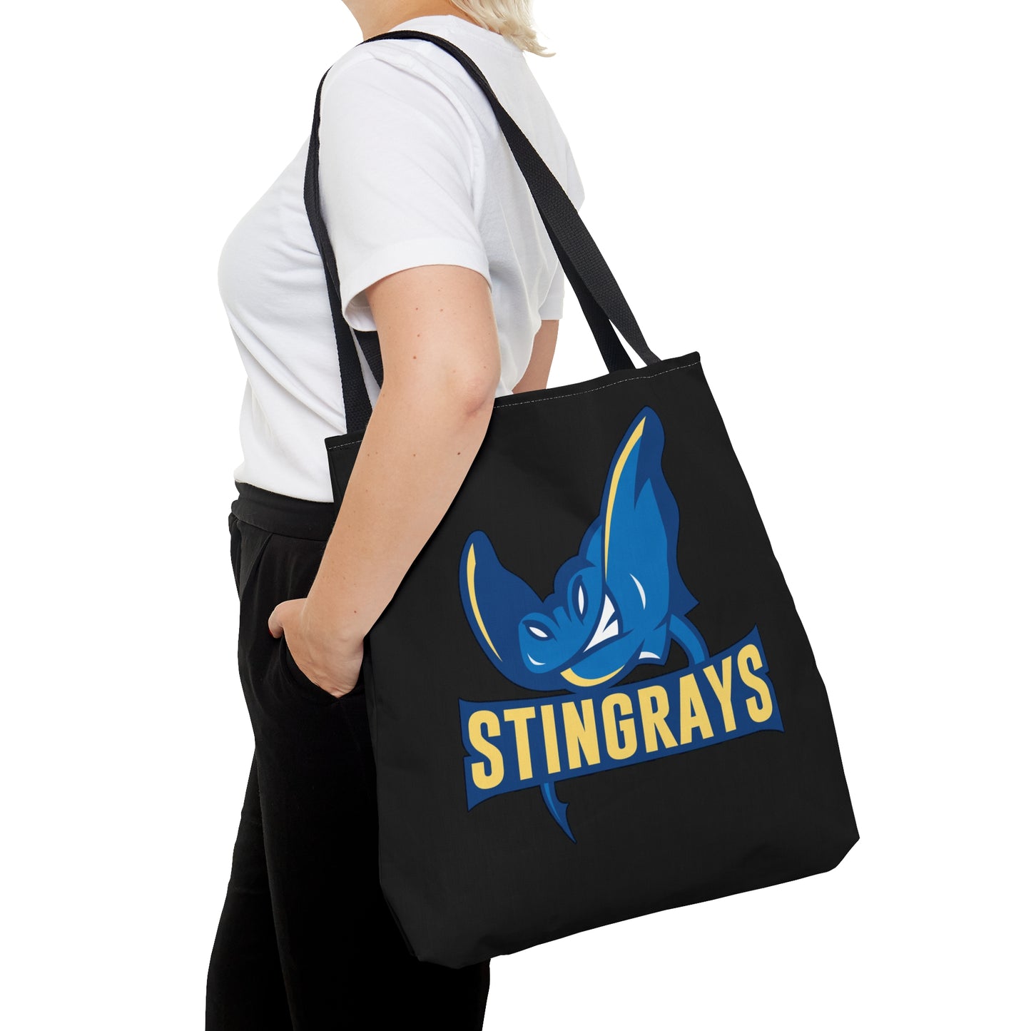 CUSTOM Name, CUSTOM LOGO All Over Print School Spirit Tote Bag - Show Your Pride with Every Carry