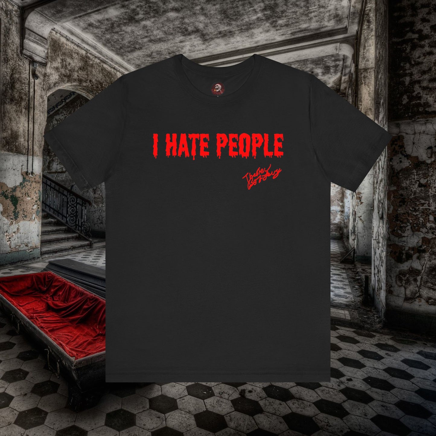 Levy’s I Hate People Unisex Jersey Short Sleeve Tee #levyverse Comedy In Multiple Sizes