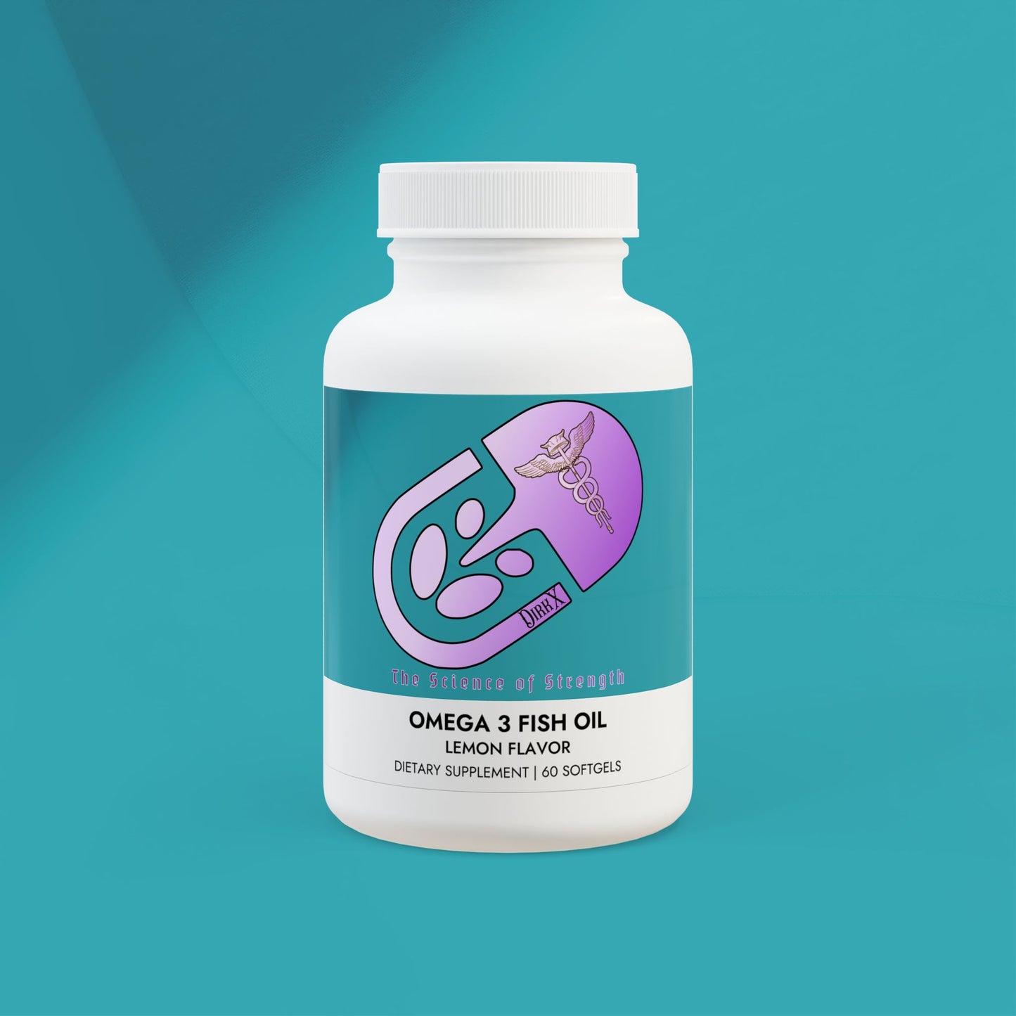 DirkX Omega 3 Fish Oil: Fuel Your Health, Ignite Your Potential! (60 Softgels)