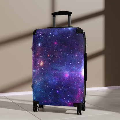 Purple Beyond the Stars Outer Space Out of this World Suitcase