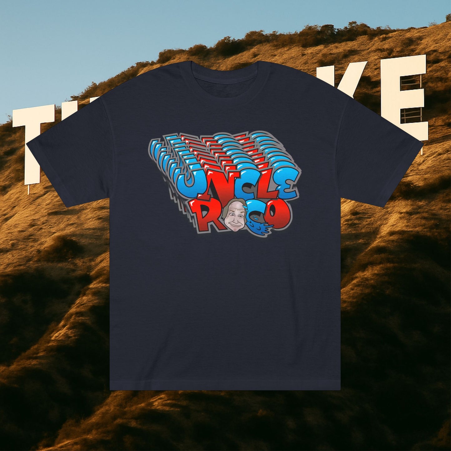 'Uncle Rico' Retro 3D Text Design