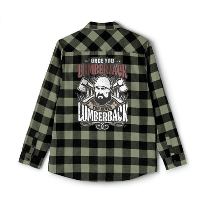 Lumberjack Unisex Flannel Shirt  Forest Fashion Comedy, Woodsy Chic Apparel, Laugh-Inducing Lumberjack Wear Unisex Plaid Power