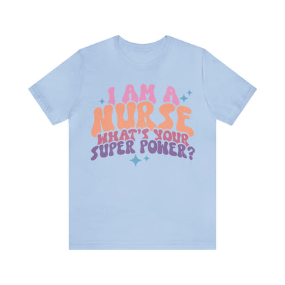 Comfy and Stylish Bella+Canva 3001 Nurse T-Shirt: Perfect Gift for Professionals & Nursing Students, Soft Fabric, Various Sizes Available