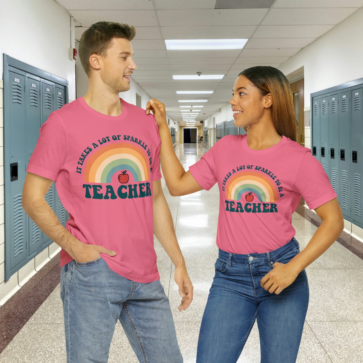 It takes alot of Sparkle to be a Teacher Unisex Jersey Short Sleeve Tee