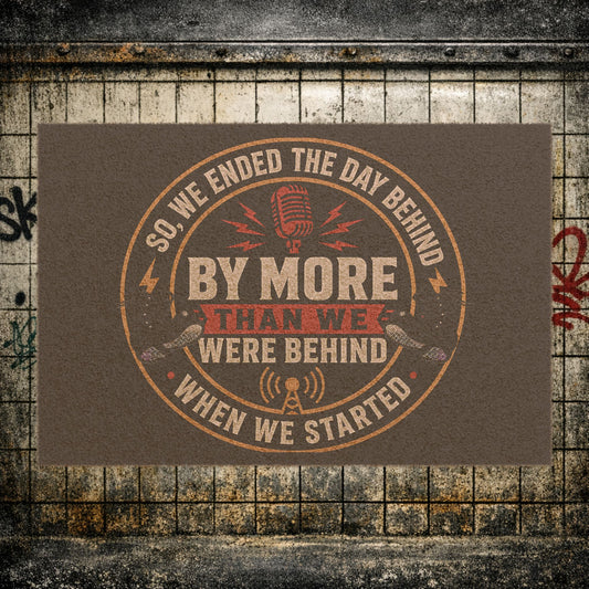 “The Minnesota Mic‑Pretender Work Boot Door Mat— As Tough As His Radio Act Isn’t”