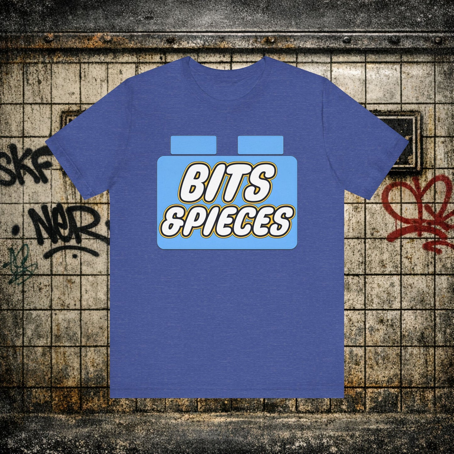 Bits & Pieces Graphic Tee One Size Fits All… Jokes?”