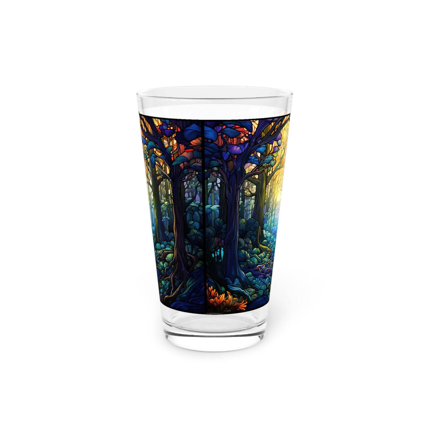 Enchanted Forest: A Magical Journey Through the Path 16oz Pint Glass Gift idea gifts for home decor housewarming gift