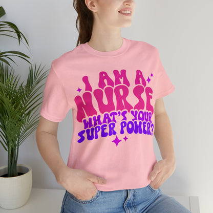 Comfy and Stylish Bella+Canva 3001 Nurse T-Shirt: Perfect Gift for Professionals & Nursing Students, Soft Fabric, Various Sizes Available
