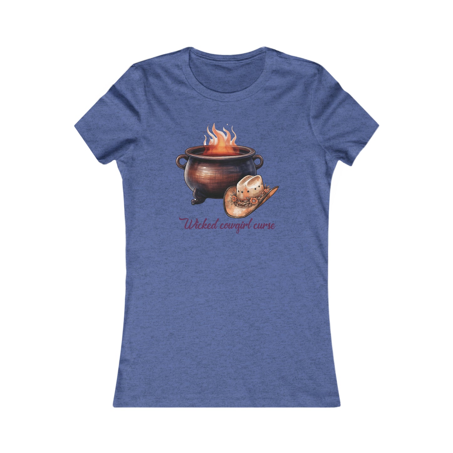 Wicked Cowgirl Curse Western Halloween Women's Favorite Tee