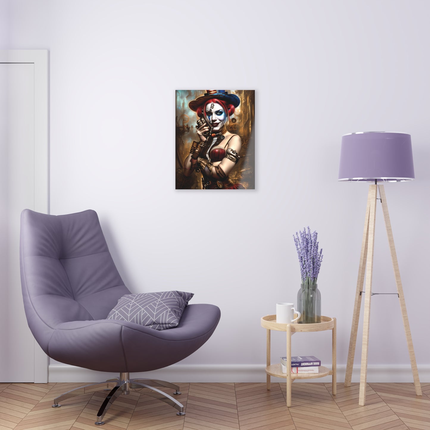 Hyper Realistic Steampunk Harley Quinn Acrylic Prints