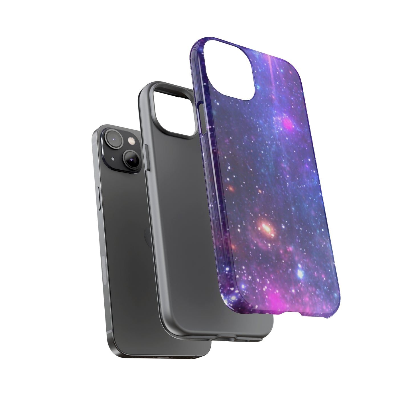 Purple Beyond the Stars Outer Space Out of this World Tough Cases (iPhone, Google, Samsung)