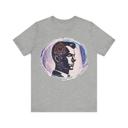 Cyberpunk 1950s Man Unisex Jersey T-Shirt - Retro Futuristic Style cyberpunk fashion