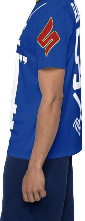 Blue RAKE 54” Jersey – For Legends Who Don’t Just Play, They Dominate