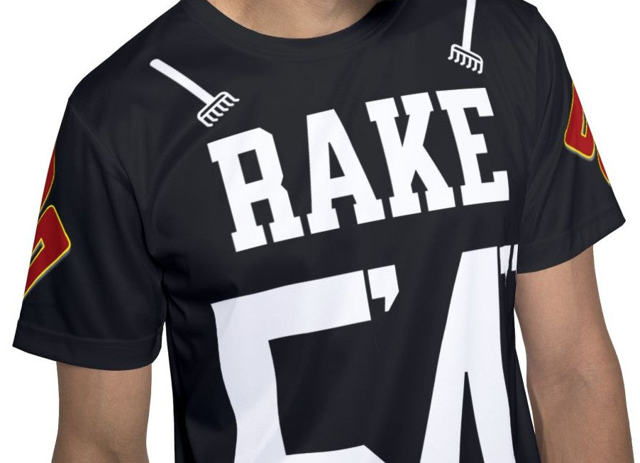 Black RAKE 54” Jersey – For Legends Who Don’t Just Play, They Dominate