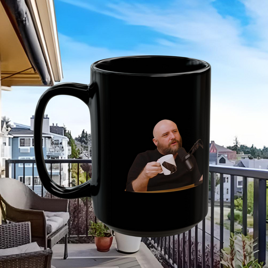 Legendary Actor Anthony Zenhauser “Right, Emma?” – The Shuli Network 11 Oz or 15 Oz Black Mug