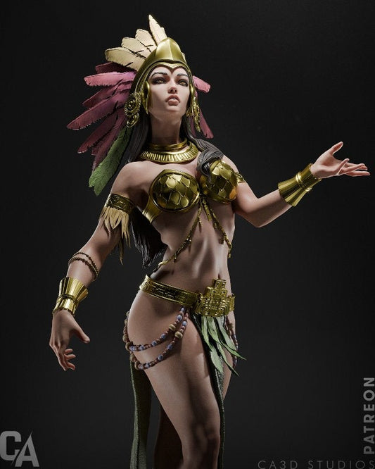 Xochiquetzal - Aztec Goddess - 1:6, 1:12 Scale