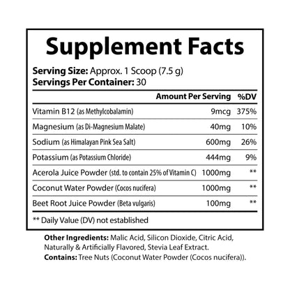 DirkX ION + Select Electrolytes: Fuel Your Strength, Elevate Your Performance Supplement (225g, 7.9oz)