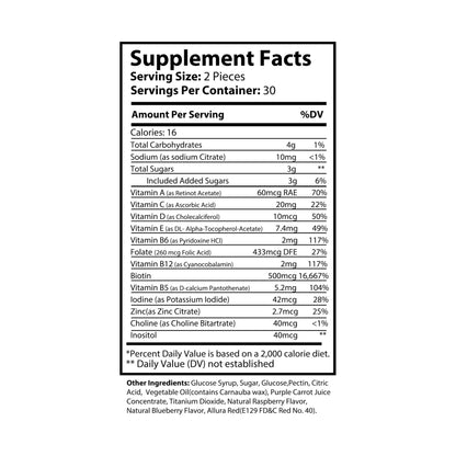 DirkX Hair Vitamin Gummies: Nourish, Strengthen, Shine! Hair Vitamin Gummies (60 Gummies)
