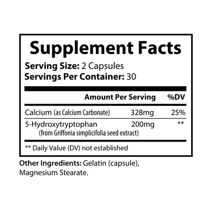 DirkX 5-HTP Supplement: Elevate Your Mind, Strengthen Your Well-Being! (60 Capsules)