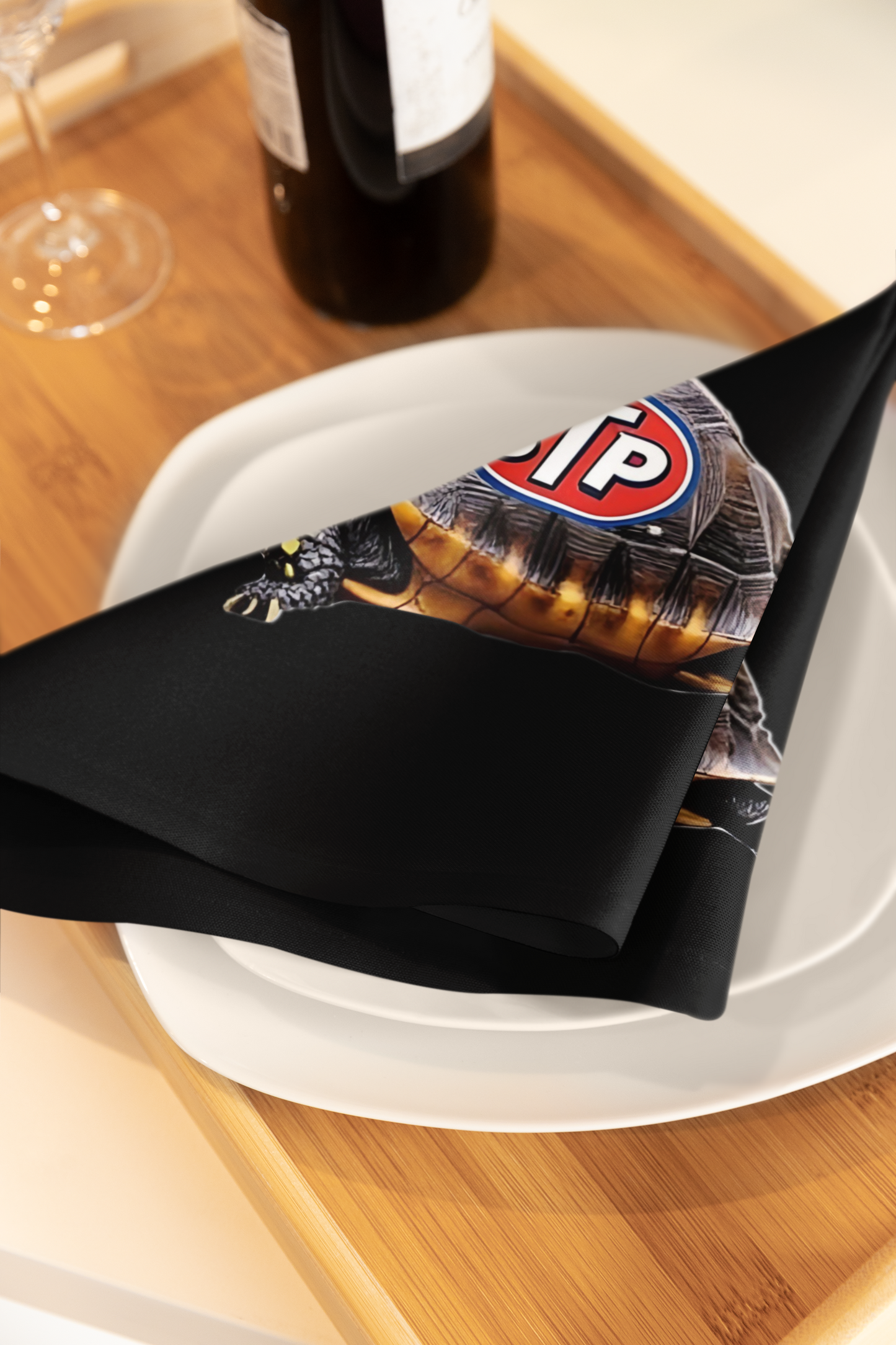 The Only Dinner Guest That Doesn’t Judge You — Lenny’s Turtle Napkin