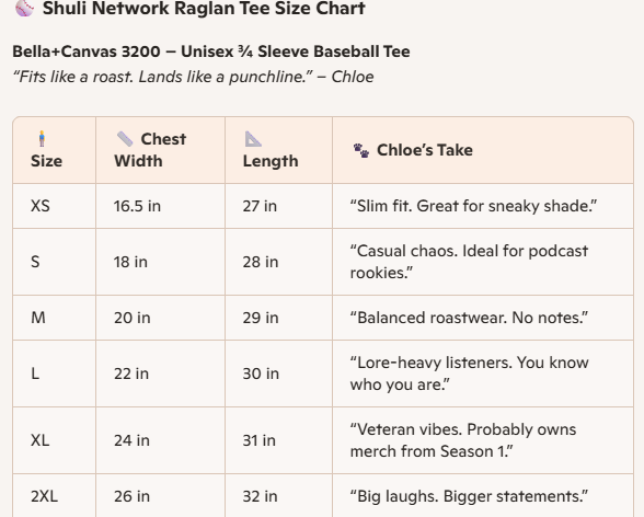 Shuli Network Raglan – Lightning Lore in Red & Gold