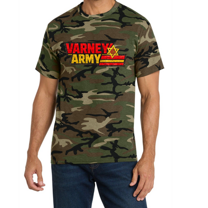 🪖 VARNEY ARMY CAMO TEE — The Official Supporter Drop