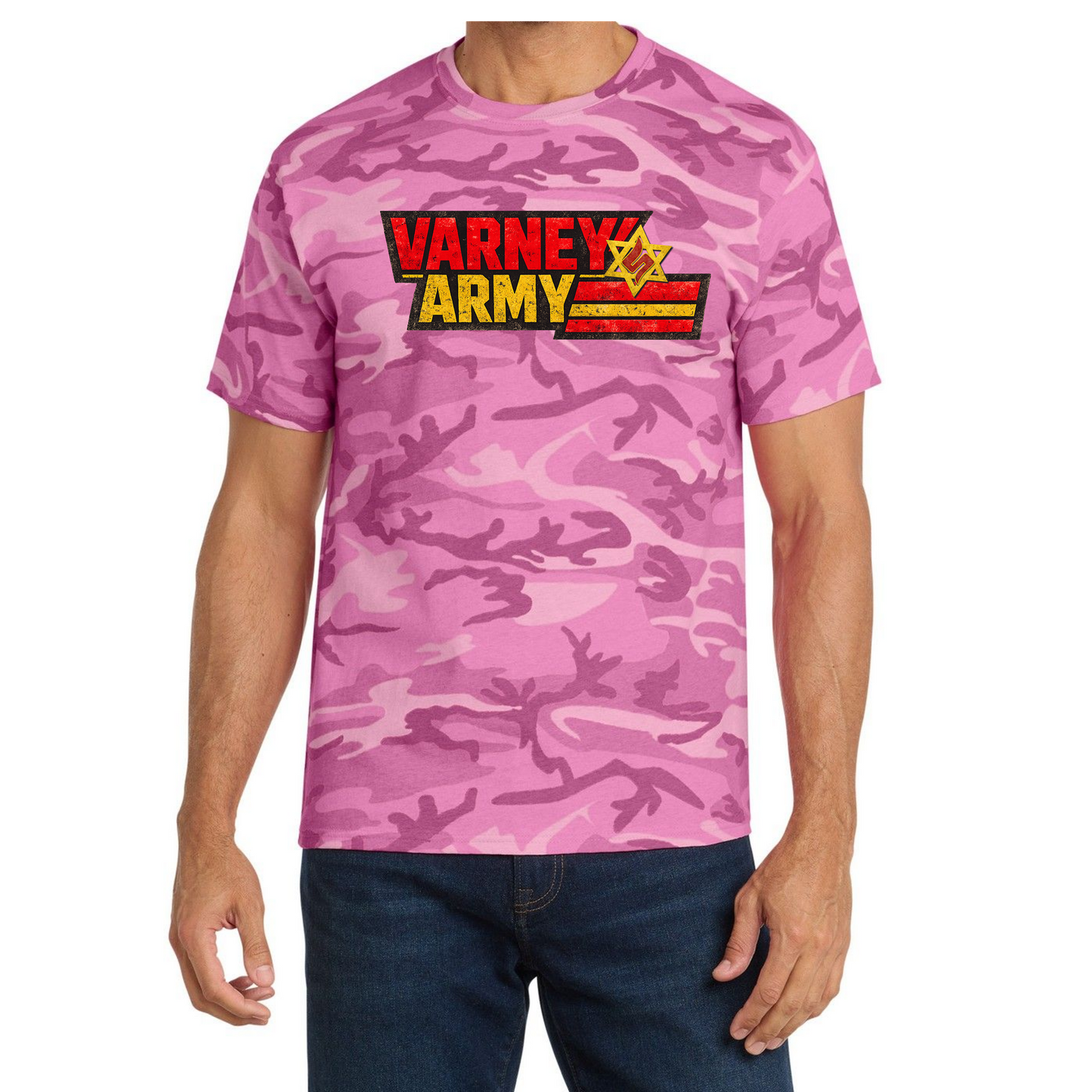 🪖 VARNEY ARMY CAMO TEE — The Official Supporter Drop
