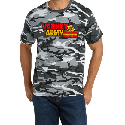 🪖 VARNEY ARMY CAMO TEE — The Official Supporter Drop