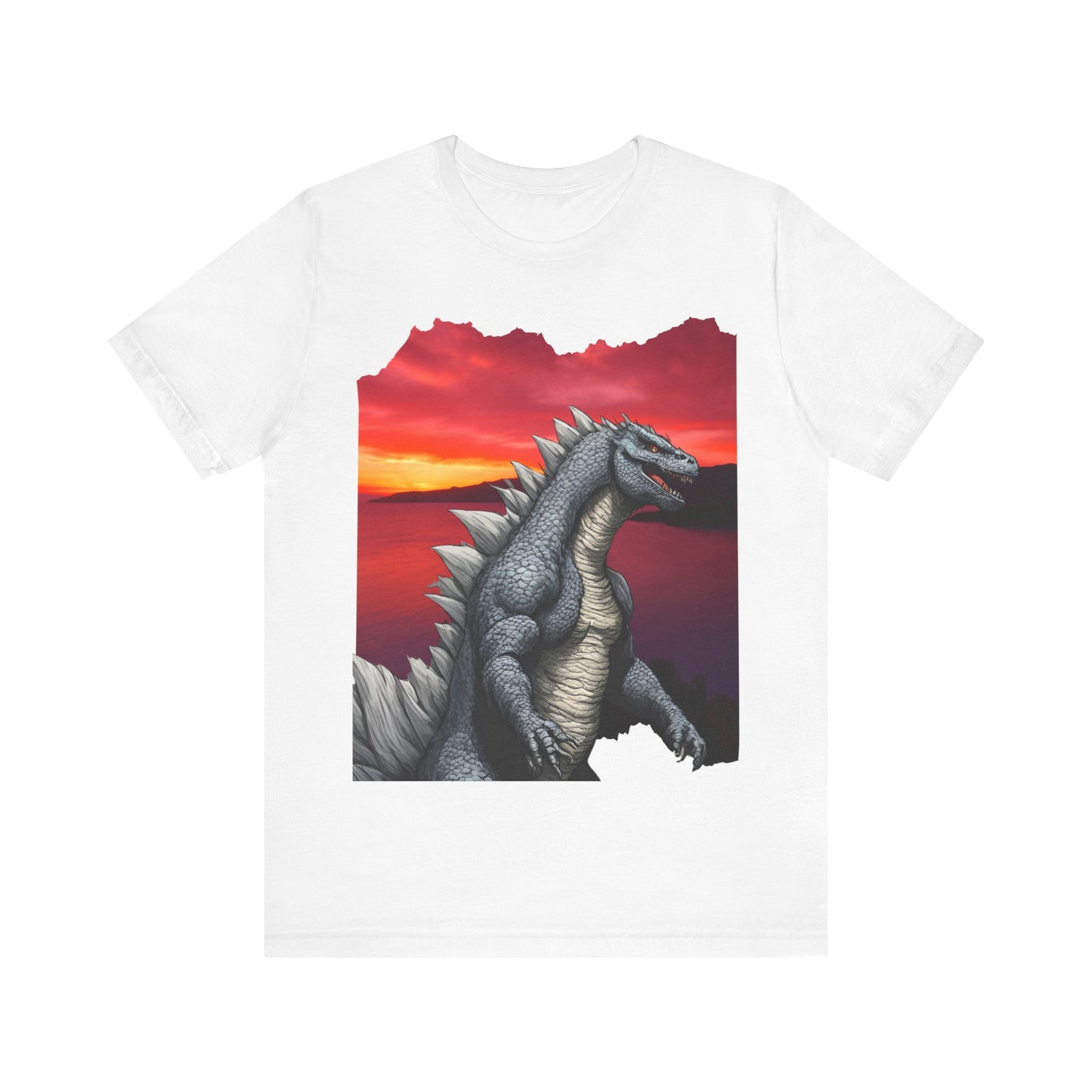 🦎 “Godzilla-Inspired Lizard Unleashed Tee: Roar Your Style!” 🌟Unisex Jersey Short Sleeve Tee