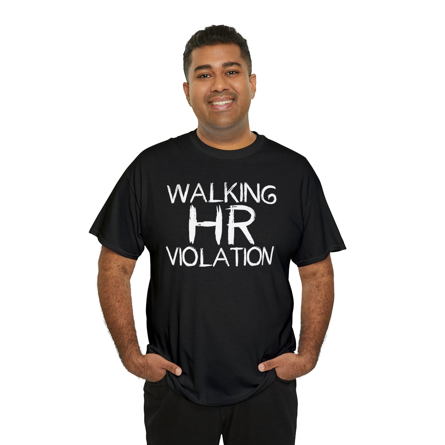 Walking HR Violation Unisex Heavy Cotton Tee