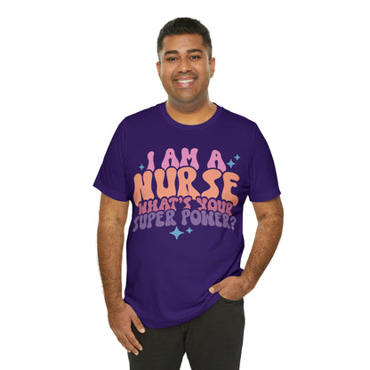Comfy and Stylish Bella+Canva 3001 Nurse T-Shirt: Perfect Gift for Professionals & Nursing Students, Soft Fabric, Various Sizes Available