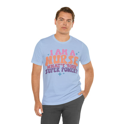 Comfy and Stylish Bella+Canva 3001 Nurse T-Shirt: Perfect Gift for Professionals & Nursing Students, Soft Fabric, Various Sizes Available
