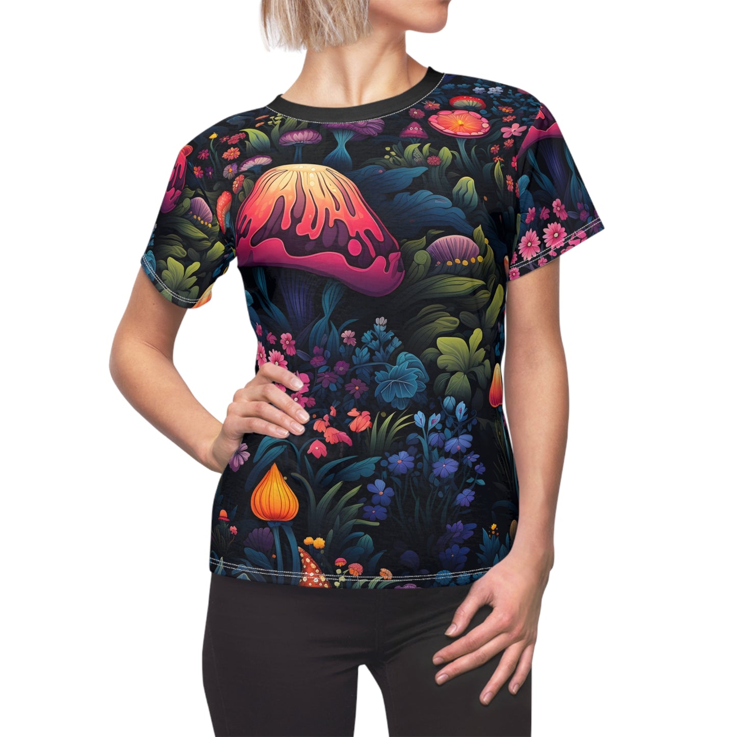 Fairy Tale Magical Forest Women's Cut & Sew Tee (AOP)