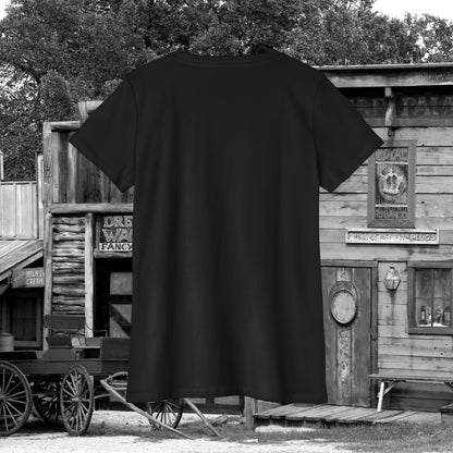 Desert Ghost Town Spooks Western Halloween Women's Organic Short Sleeve T-Shirt Gifts for Her