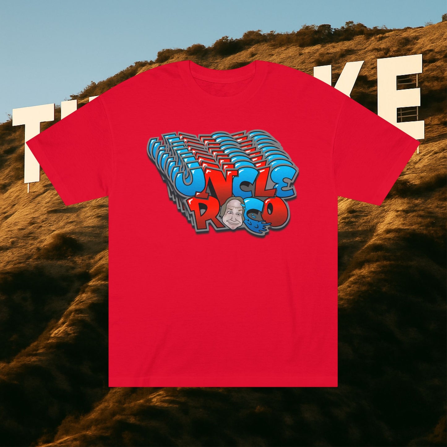 'Uncle Rico' Retro 3D Text Design