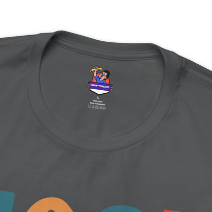 Colorful Good Vibes Only Unisex Jersey Short Sleeve Tee