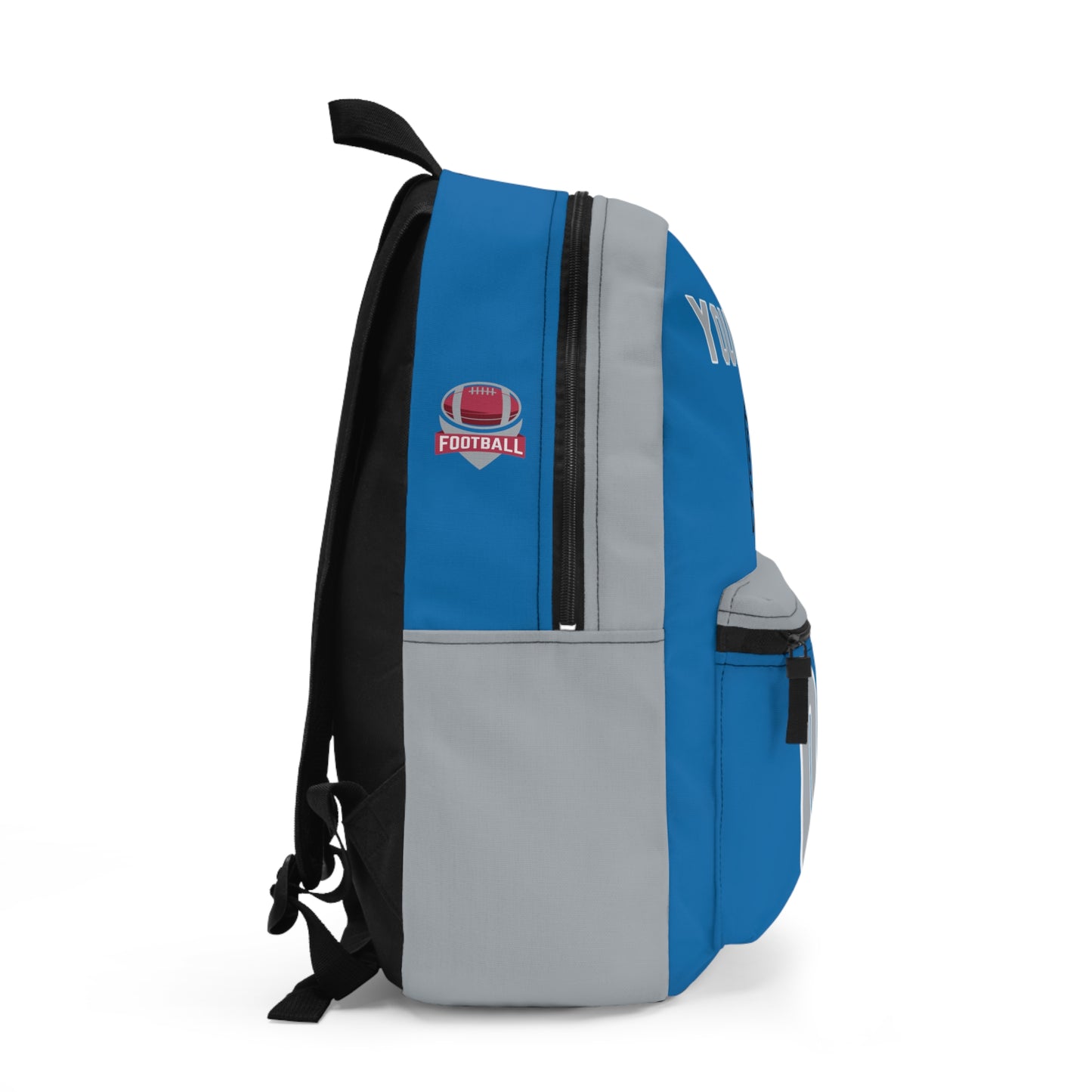 Detroit Football Team / "Custom Name" and "Custom Number" Backpack