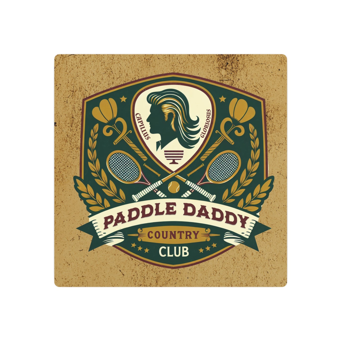 Paddle Daddy Country Club Metal Art Sign,For Walls That Deserve Membership, Wall Art, Man Cave Sign, Father's Day Decoration
