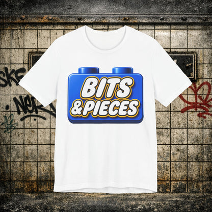 Bits & Pieces Graphic Tee One Size Fits All… Jokes?”