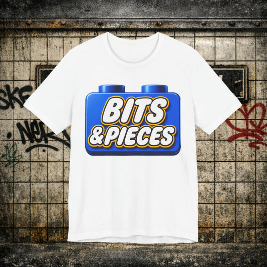 Bits & Pieces Graphic Tee One Size Fits All… Jokes?”