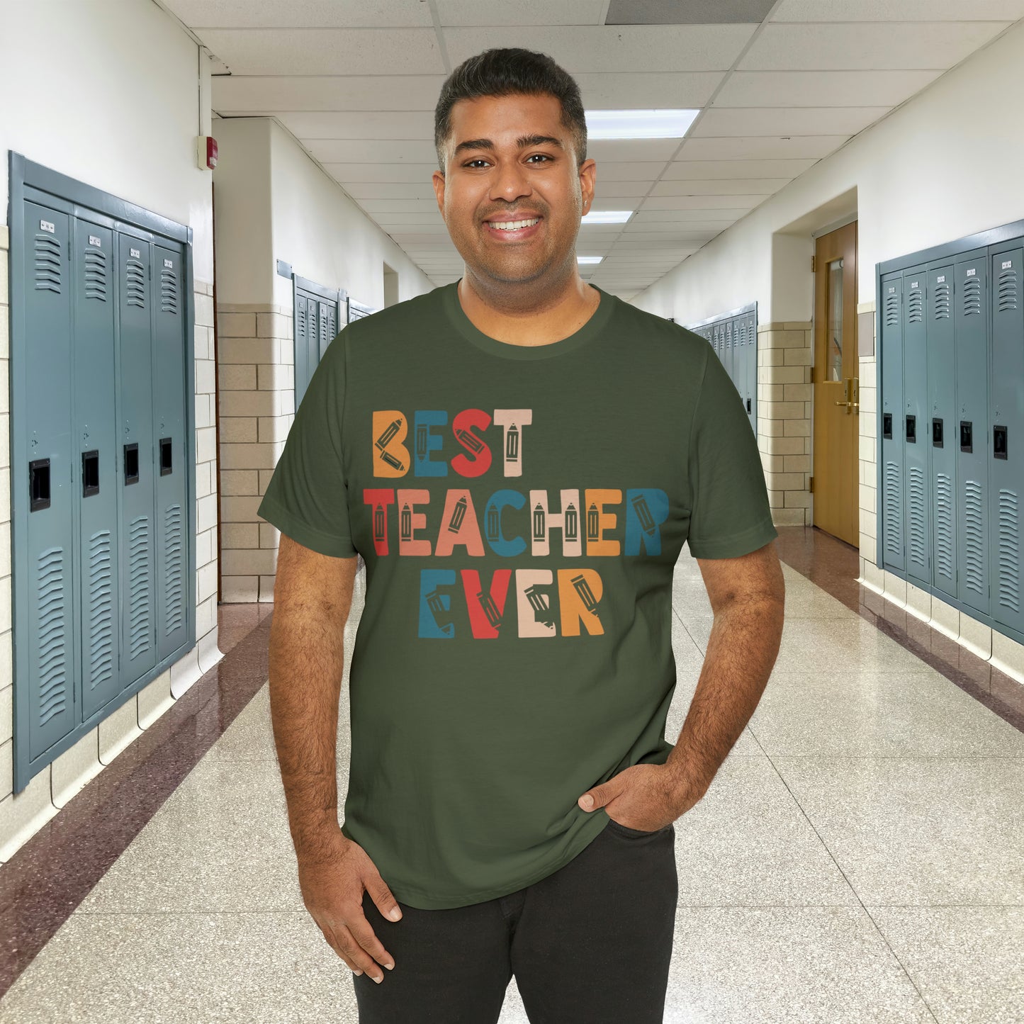 Best Teacher Ever Unisex Jersey Short Sleeve Tee