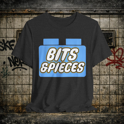 Bits & Pieces Graphic Tee One Size Fits All… Jokes?”